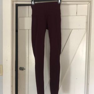 Lulu lemon leggings with mesh cut outs!